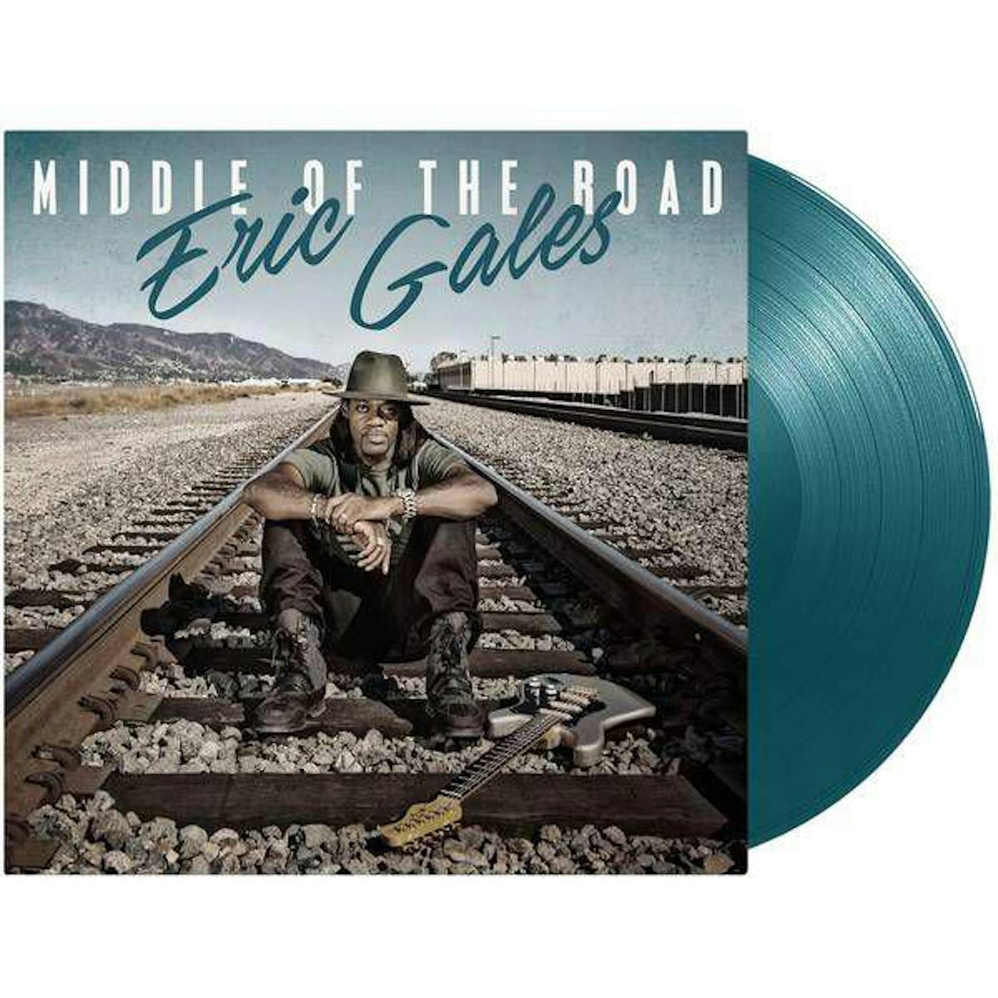 Eric Gales MIDDLE OF THE ROAD (GREEN/BLUE) Vinyl Record