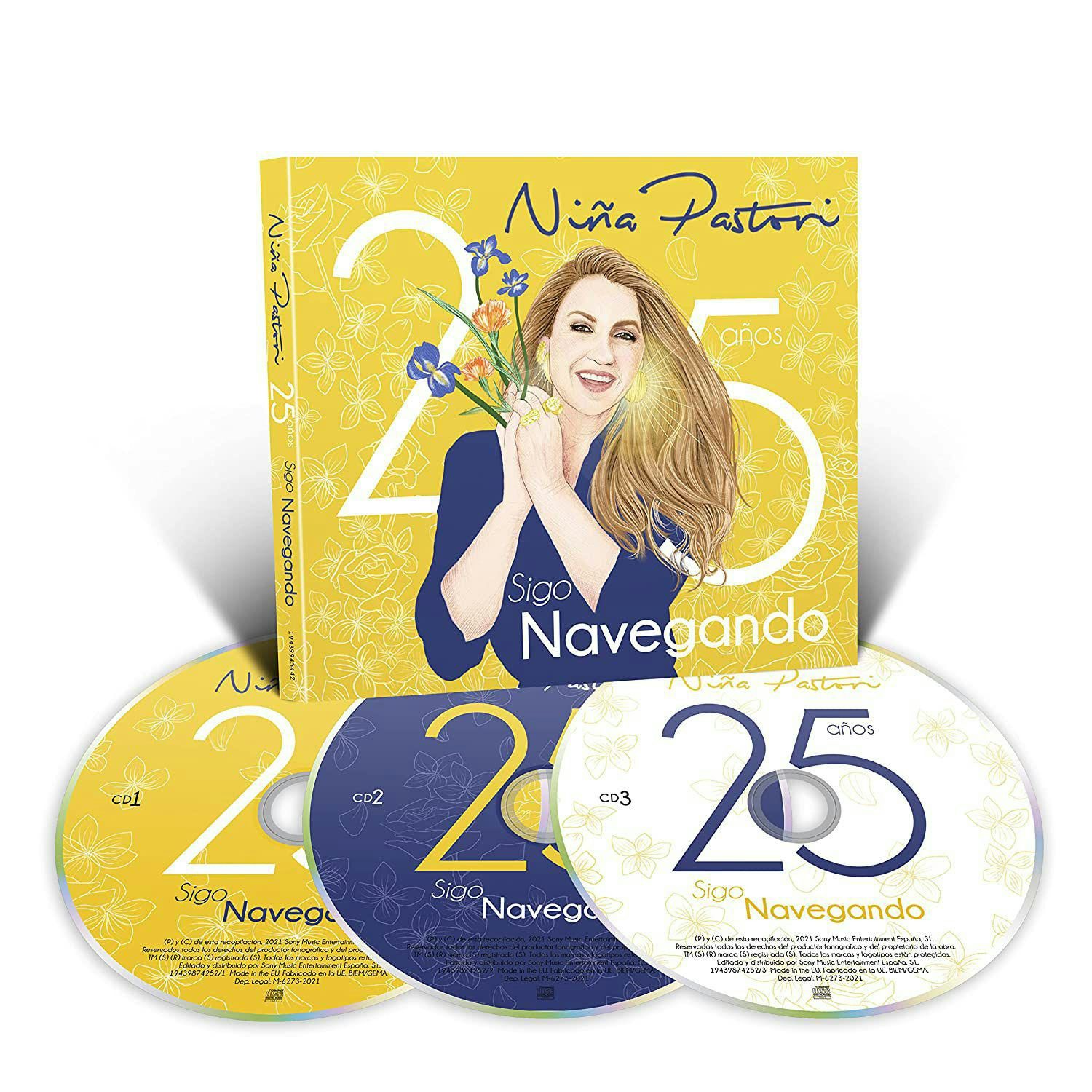 Niña Pastori SIGO NAVEGANDO (25 ANOS) BOOKSET CD