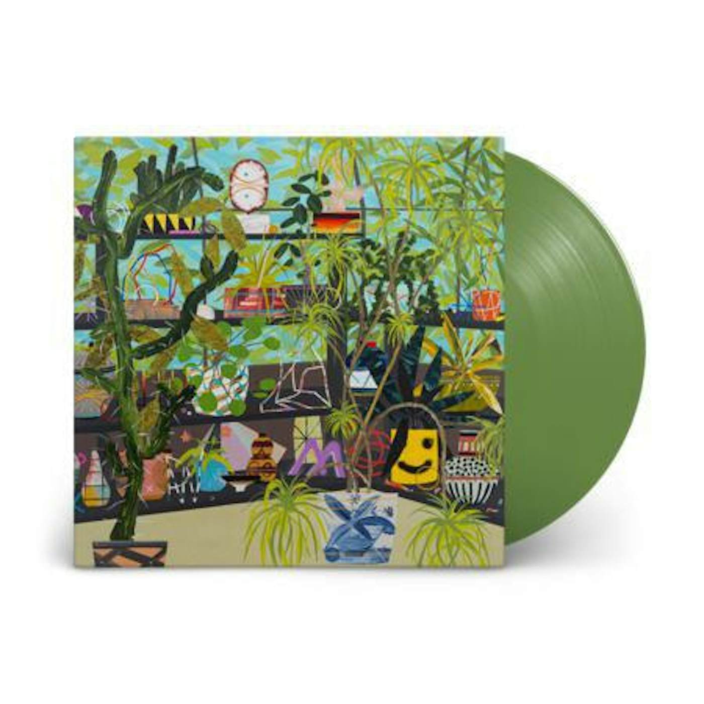Deerhoof Actually You Can (Olive Green) Vinyl Record
