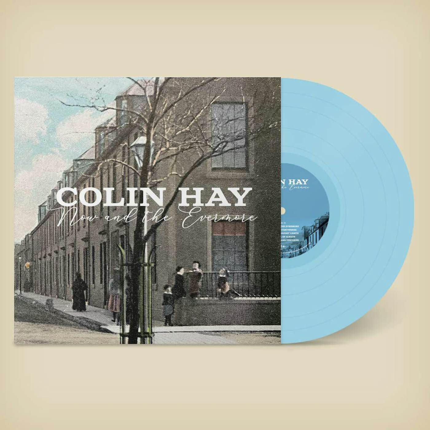 Colin Hay NOW & THE EVERMORE Vinyl Record - Blue Vinyl