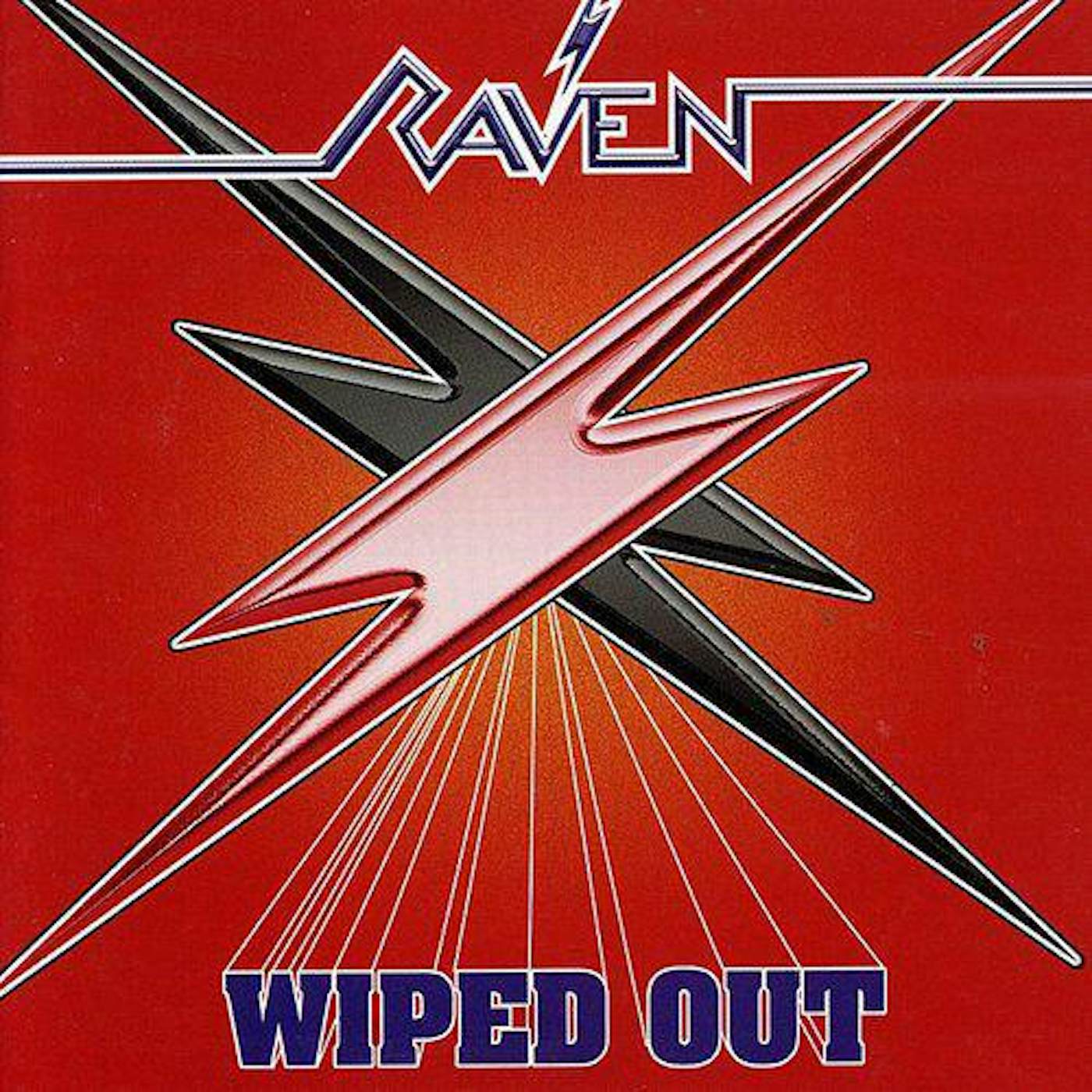 Raven Wiped Out (Marble Red & Blue) Vinyl Record