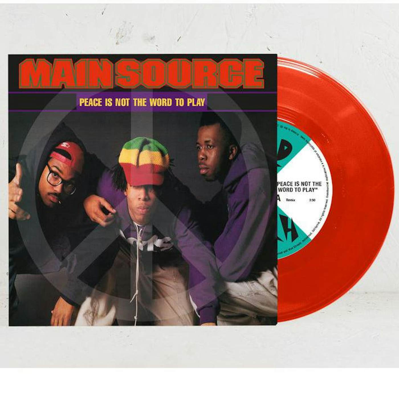 Main Source Peace Is Not The World To Play (Red) Vinyl Record