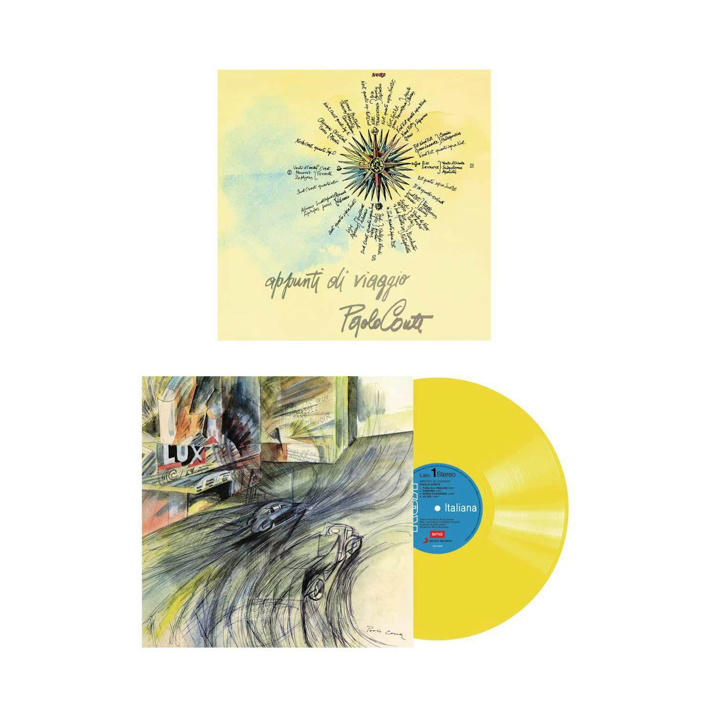 Paolo Conte APPUNTI DI VIAGGIO Limited Edition (Yellow Vinyl)