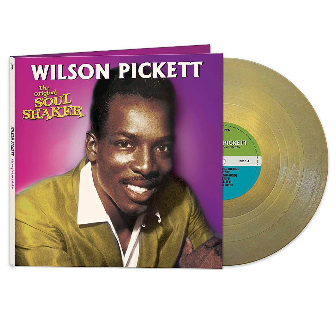 Wilson Pickett Original Soul Shaker Vinyl Record - Gold Disc