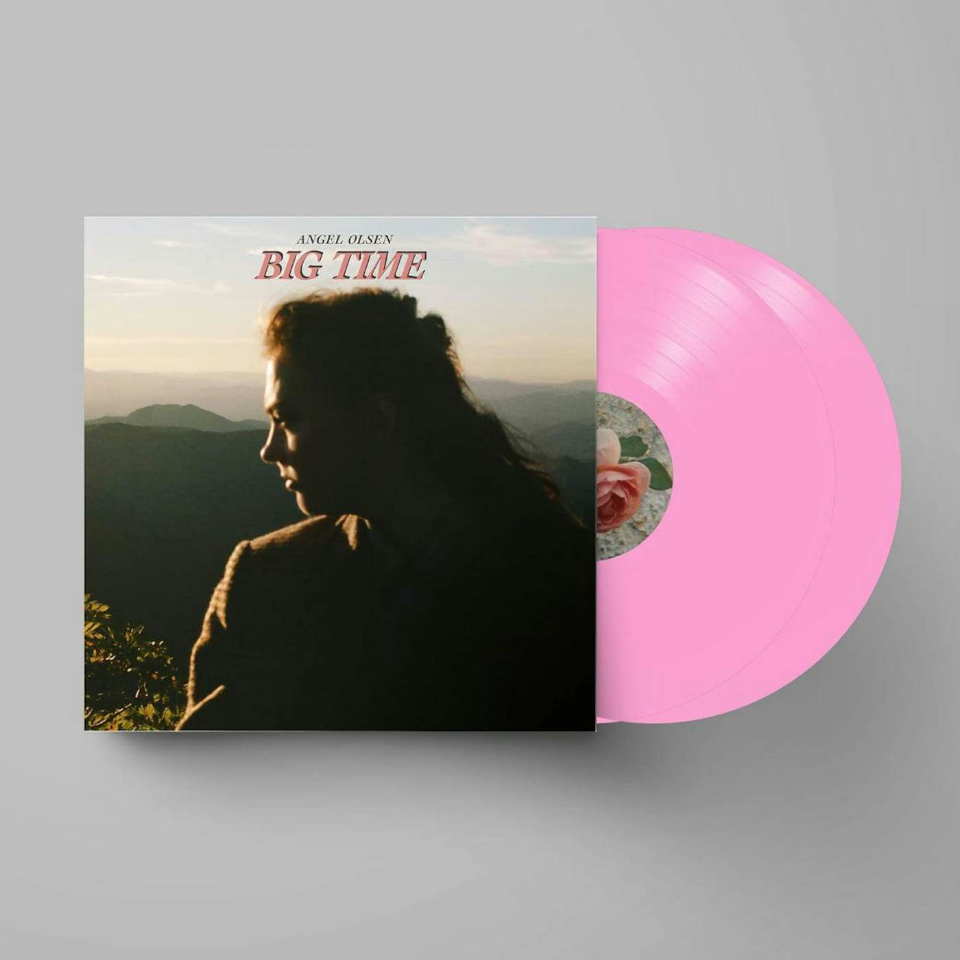 Angel Olsen Big Time (Opaque Pink) Vinyl Record