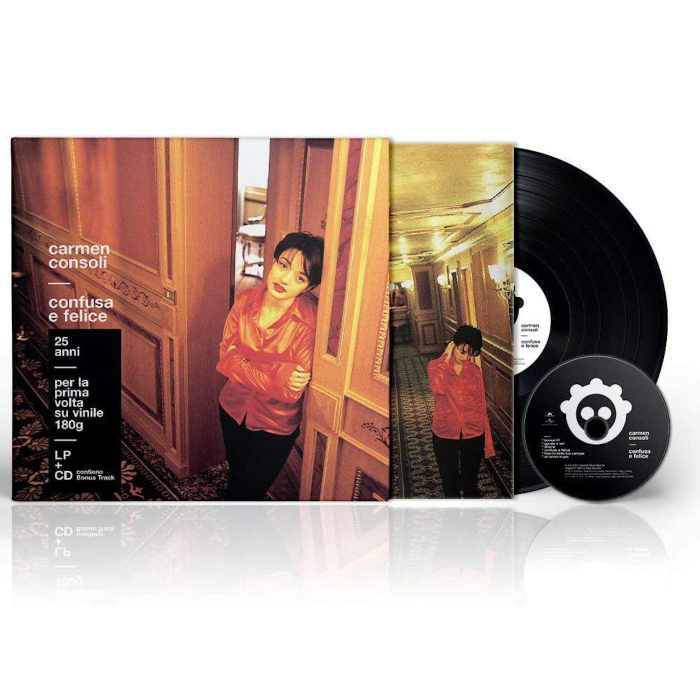 Carmen Consoli CONFUSA E FELICE: 25TH ANNIVERSARY Vinyl Record