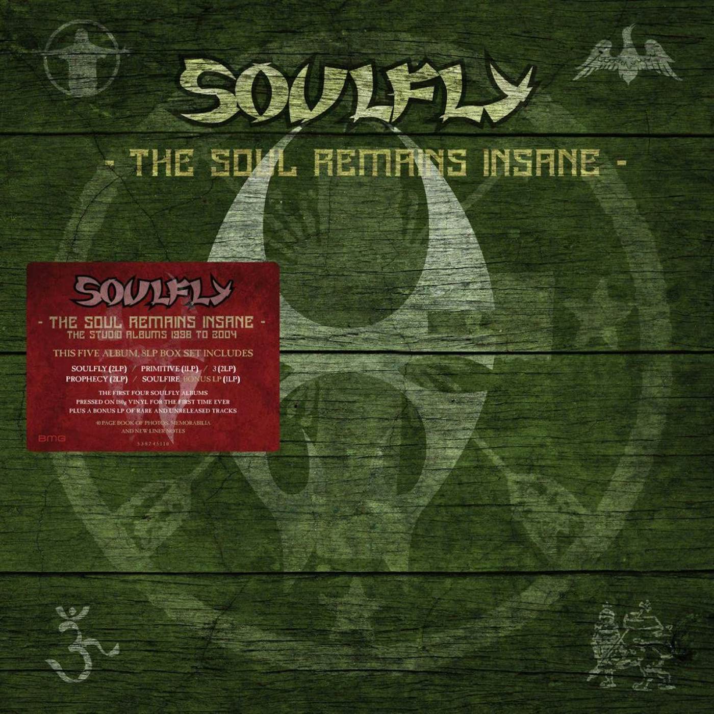 Soulfly Soul Remains Insane: Studio Albums 1998-2004 (Box Set) (Vinyl)