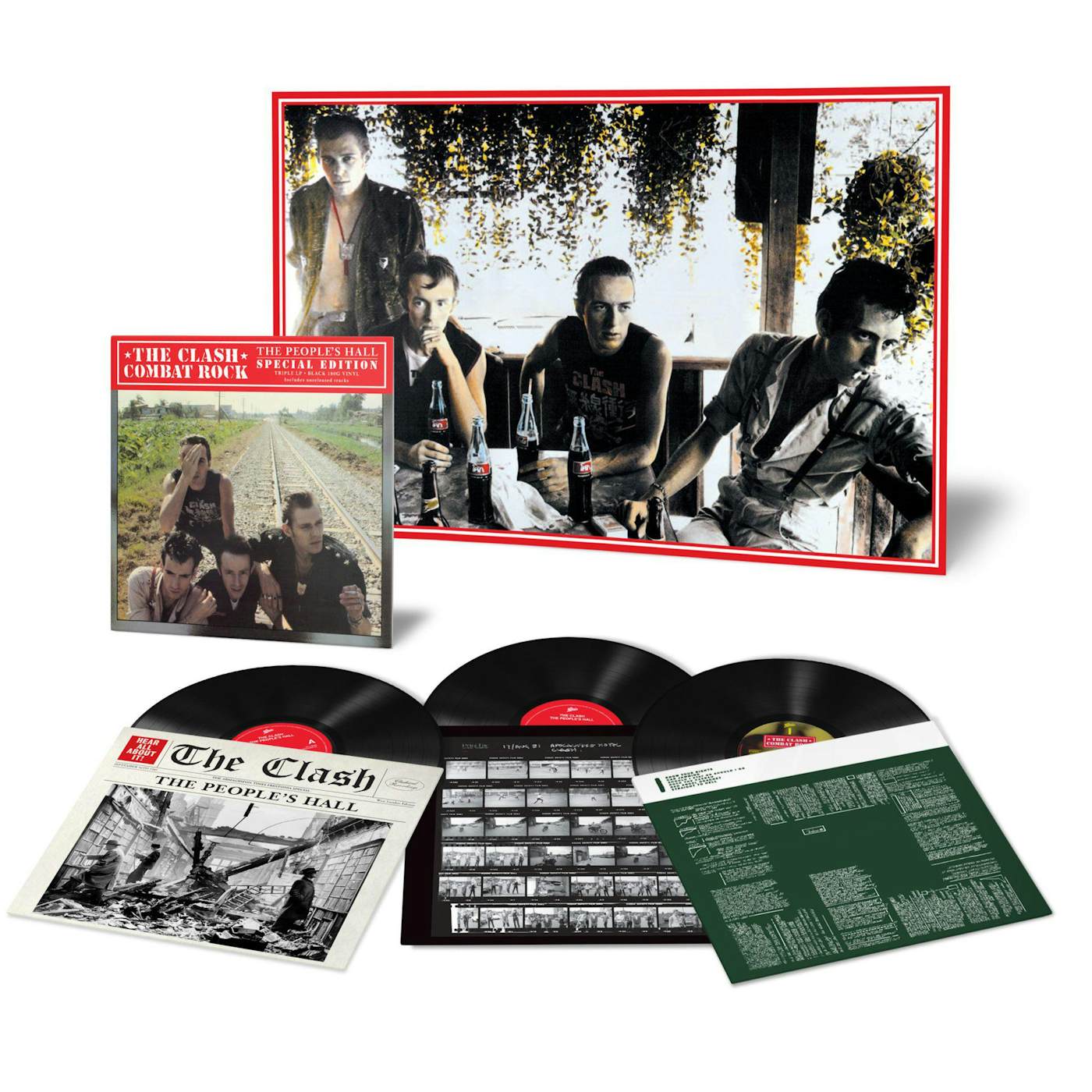 The Clash Combat Rock / The People’s Hall (3LP) Vinyl Record