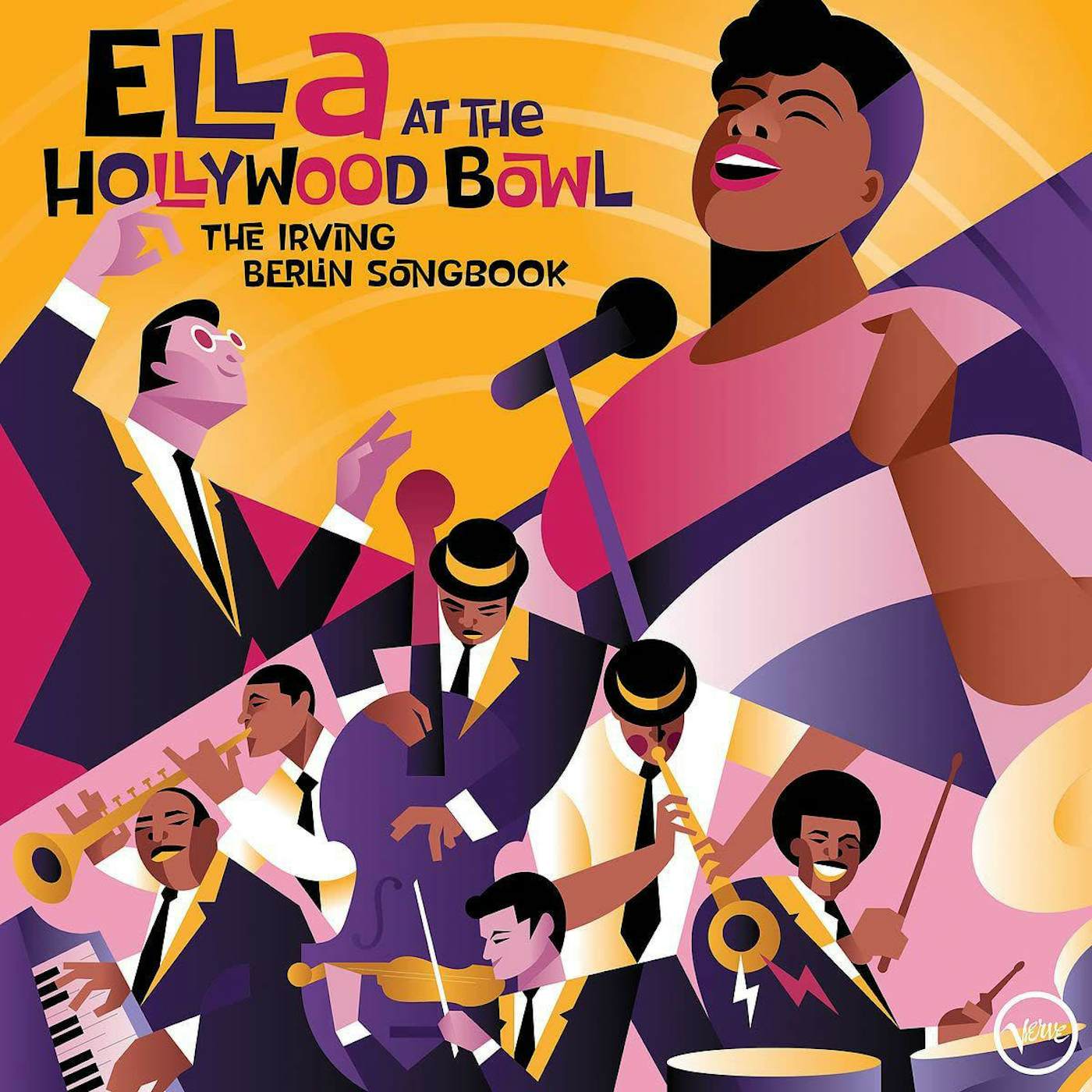 Ella Fitzgerald ELLA AT THE HOLLYWOOD BOWL: IRVIN BERLIN SONGBOOK Vinyl Record
