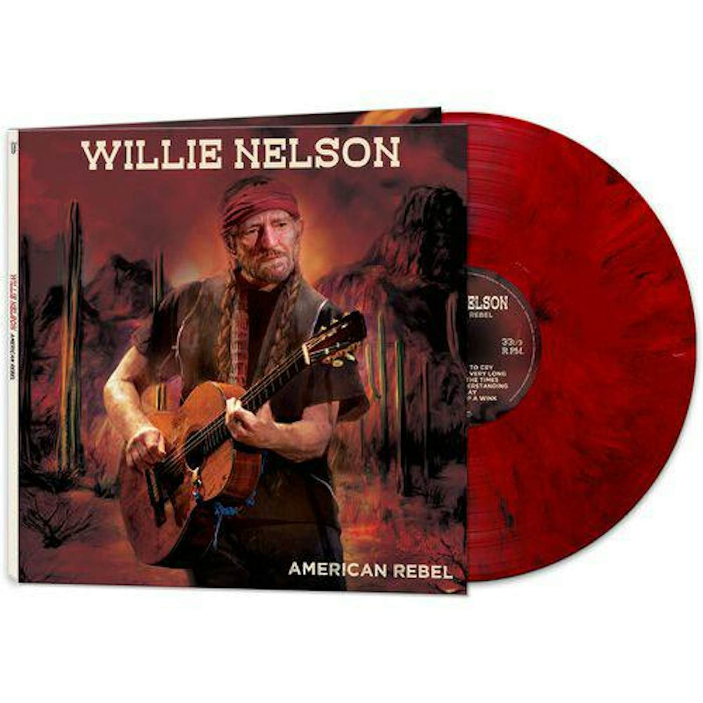 Willie Nelson American Rebel (Red Marble Vinyl)