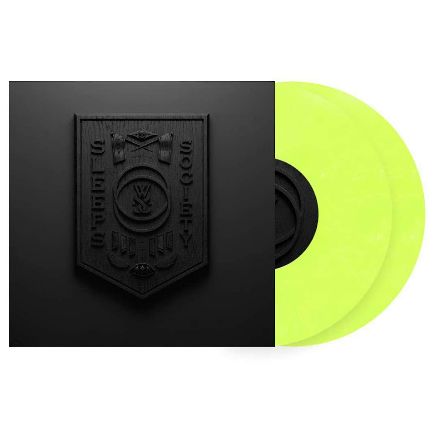 While She Sleeps SLEEPS SOCIETY Vinyl Record - Colored Vinyl, Deluxe Edition, Yellow Vinyl