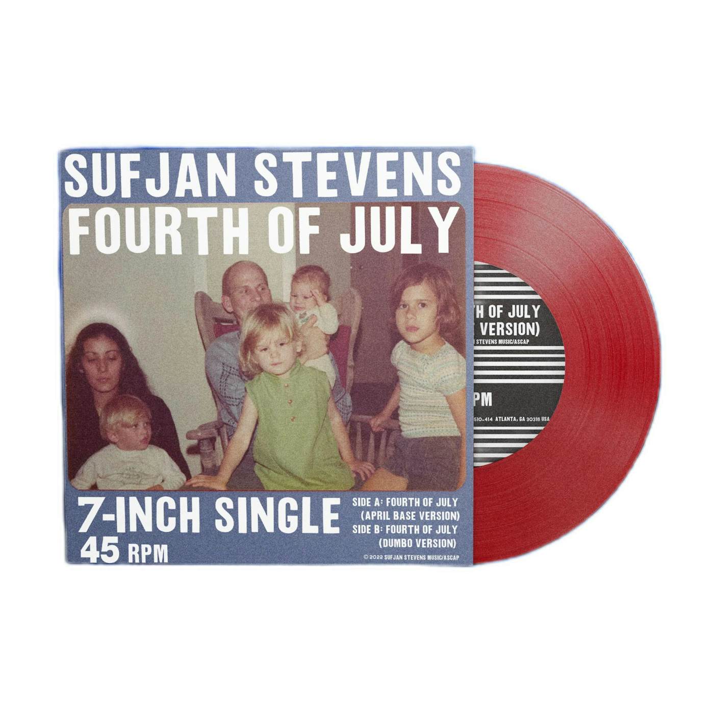 Caius screech reparere Sufjan Stevens Fourth of July (Red) Vinyl Record