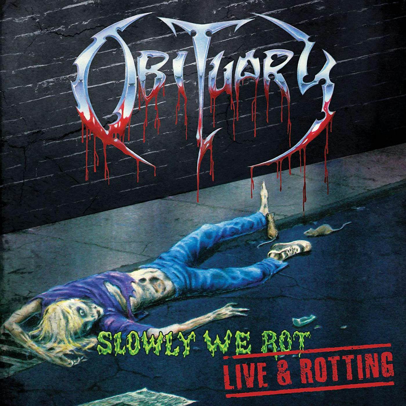 Obituary Slowly We Rot - Live and Rotting Vinyl Record