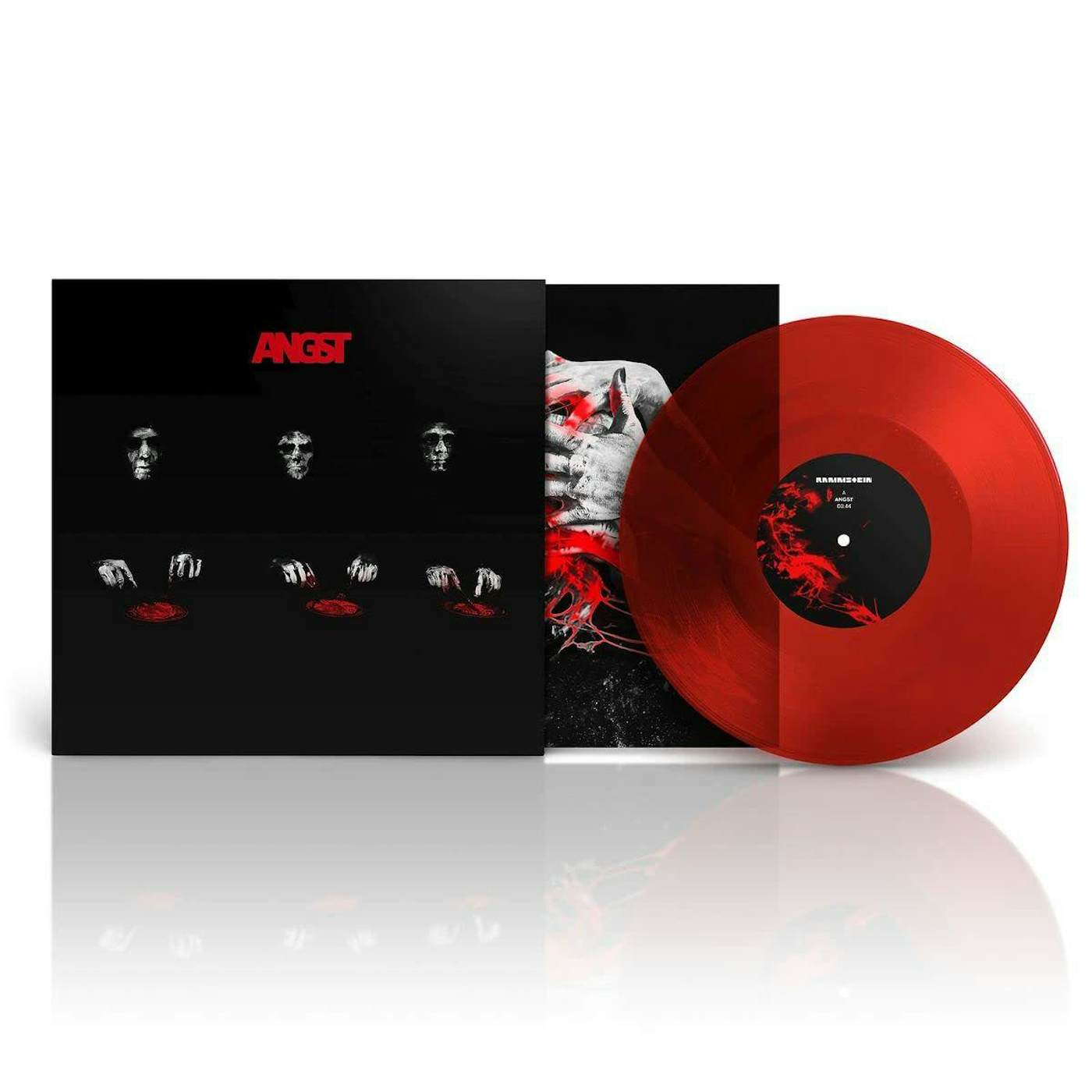 Rammstein Angst Red 7" Single) Vinyl Record