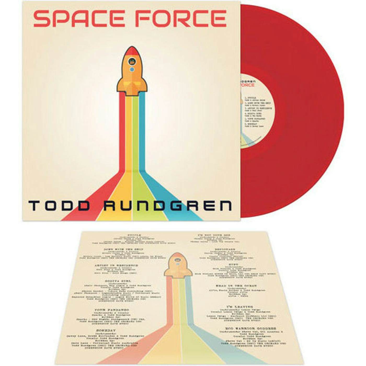 Todd Rundgren Space Force (Red) Vinyl Record