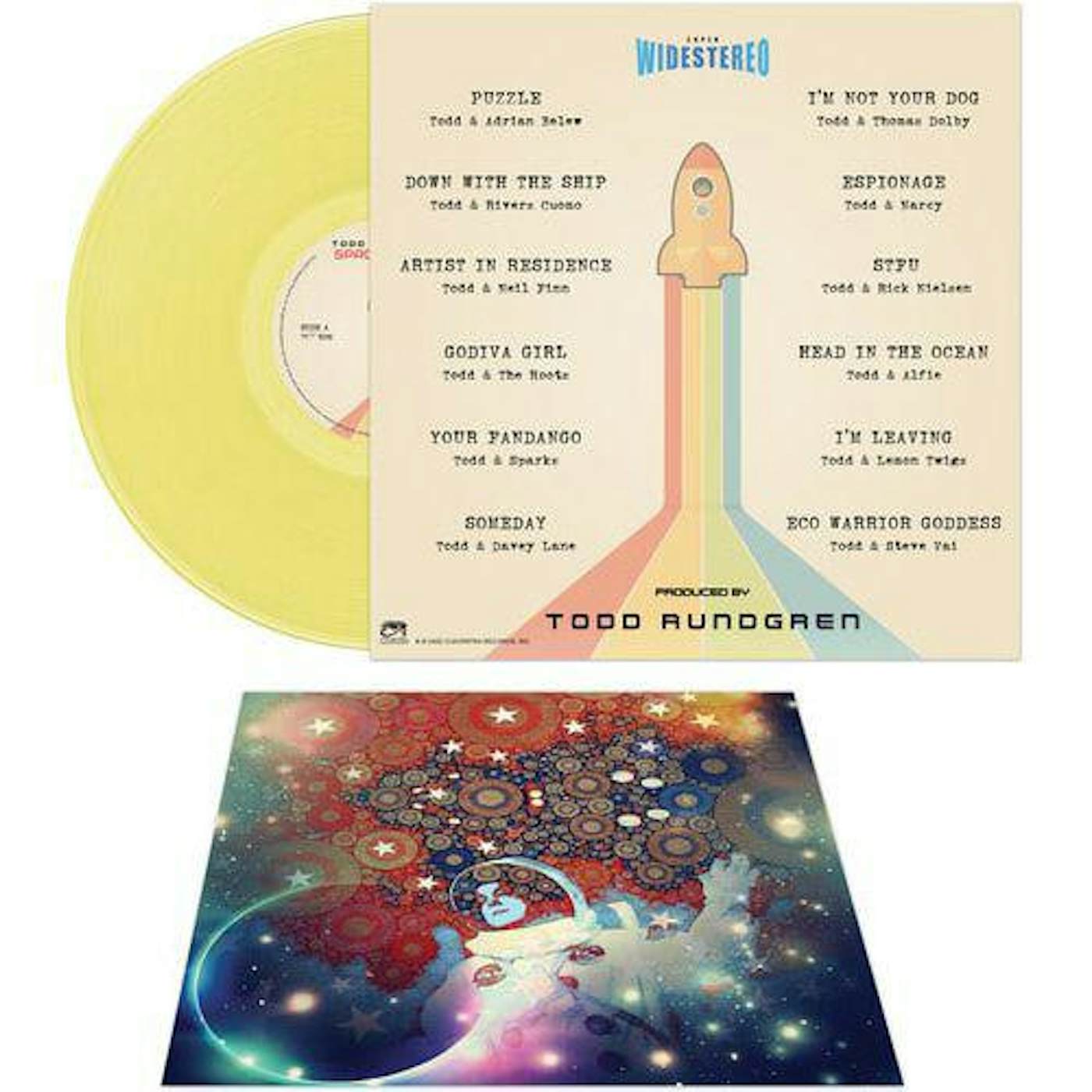 Todd Rundgren Space Force (Yellow) Vinyl Record