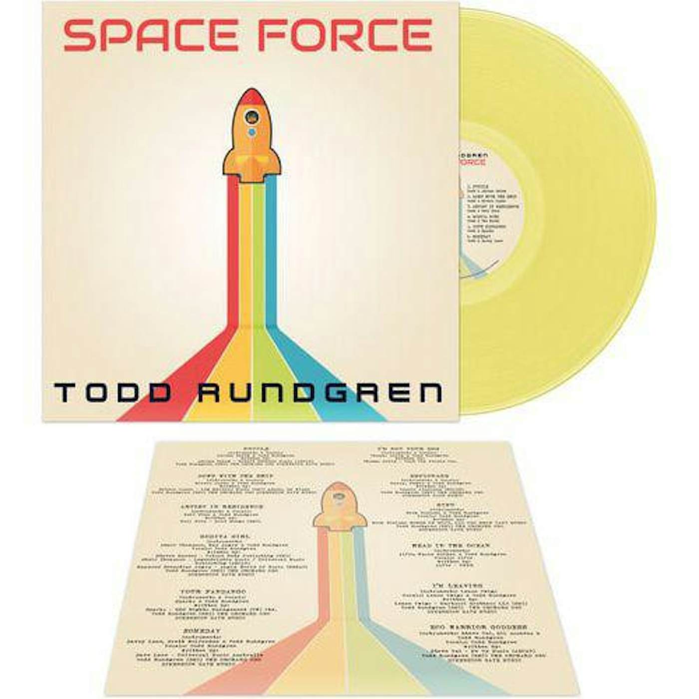 Todd Rundgren Space Force (Yellow) Vinyl Record