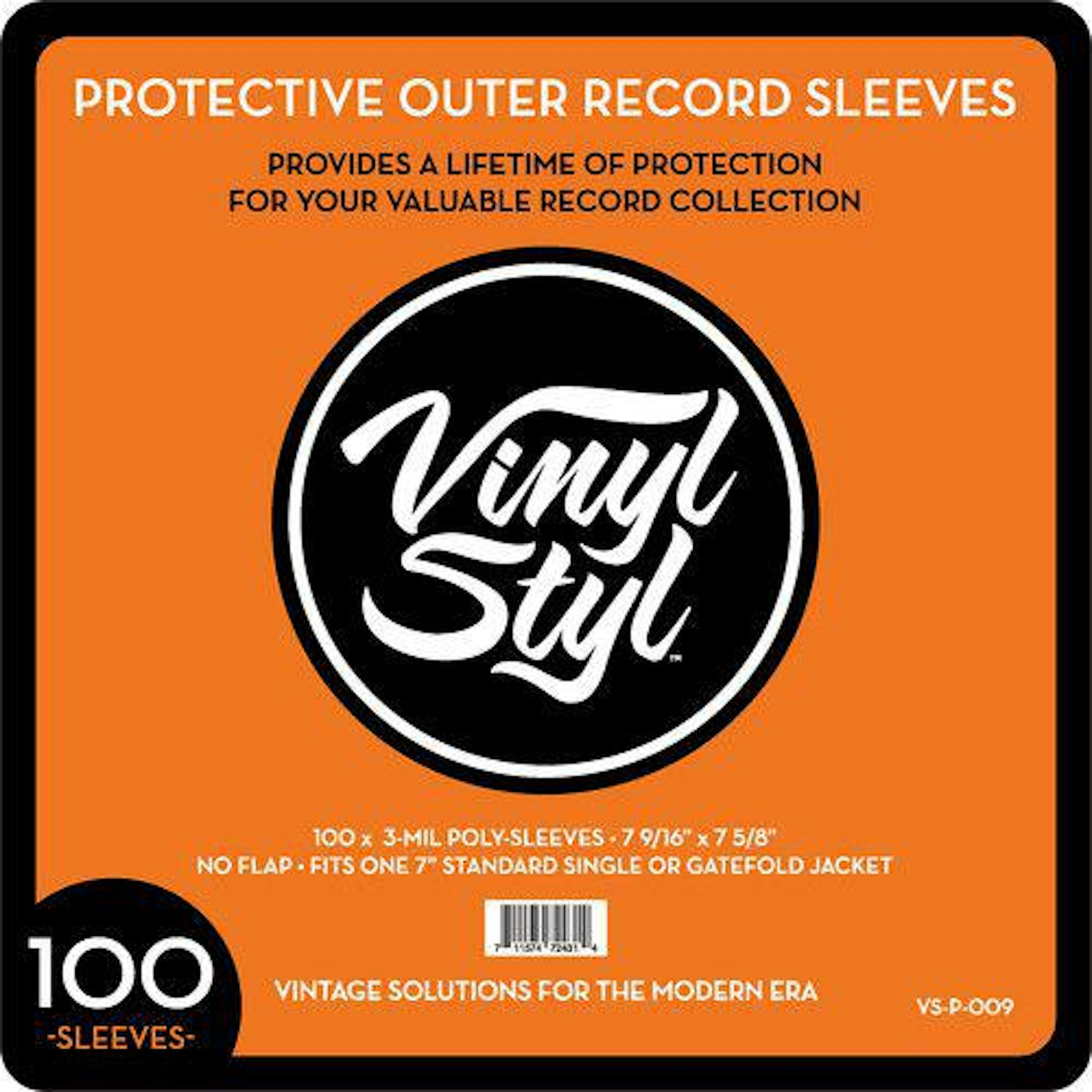 kollidere Nerve Forstad Vinyl accessories Vinyl Styl 45 RPM Record Outer Sleeve 100 CNT Clr