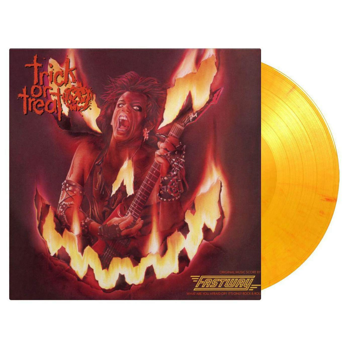 Fastway Trick Or Treat / Original Soundtrack (Flaming Orange) Vinyl Record