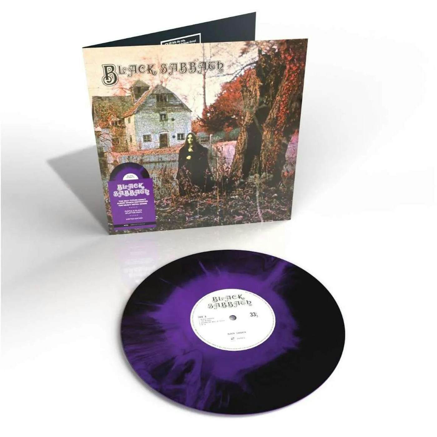 (Purple & Black Splattered) Vinyl Record