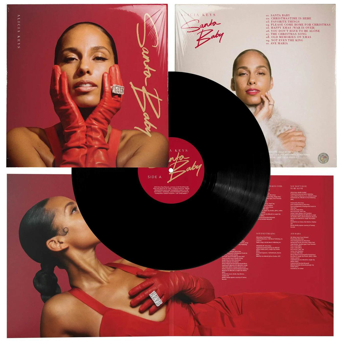 Alicia Keys Santa Baby Vinyl Record