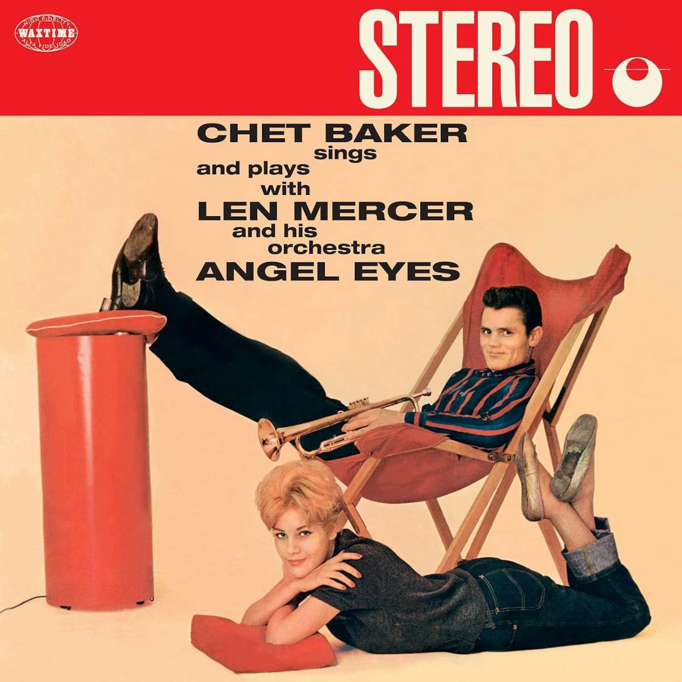 Chet Baker Angel Eyes (Bonus Track) Vinyl Record - Colored Vinyl, Limited Edition, 180 Gram Pressing, Red Vinyl