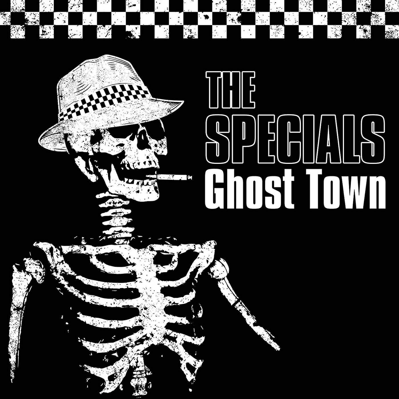 The Specials Ghost Town (Black/White Splatter) Vinyl Record
