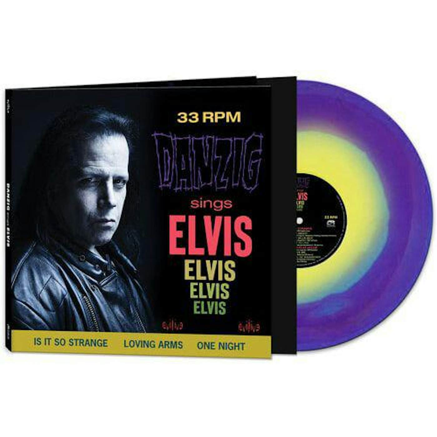 Danzig Sings Elvis (Purple/Yellow Haze) Vinyl Record