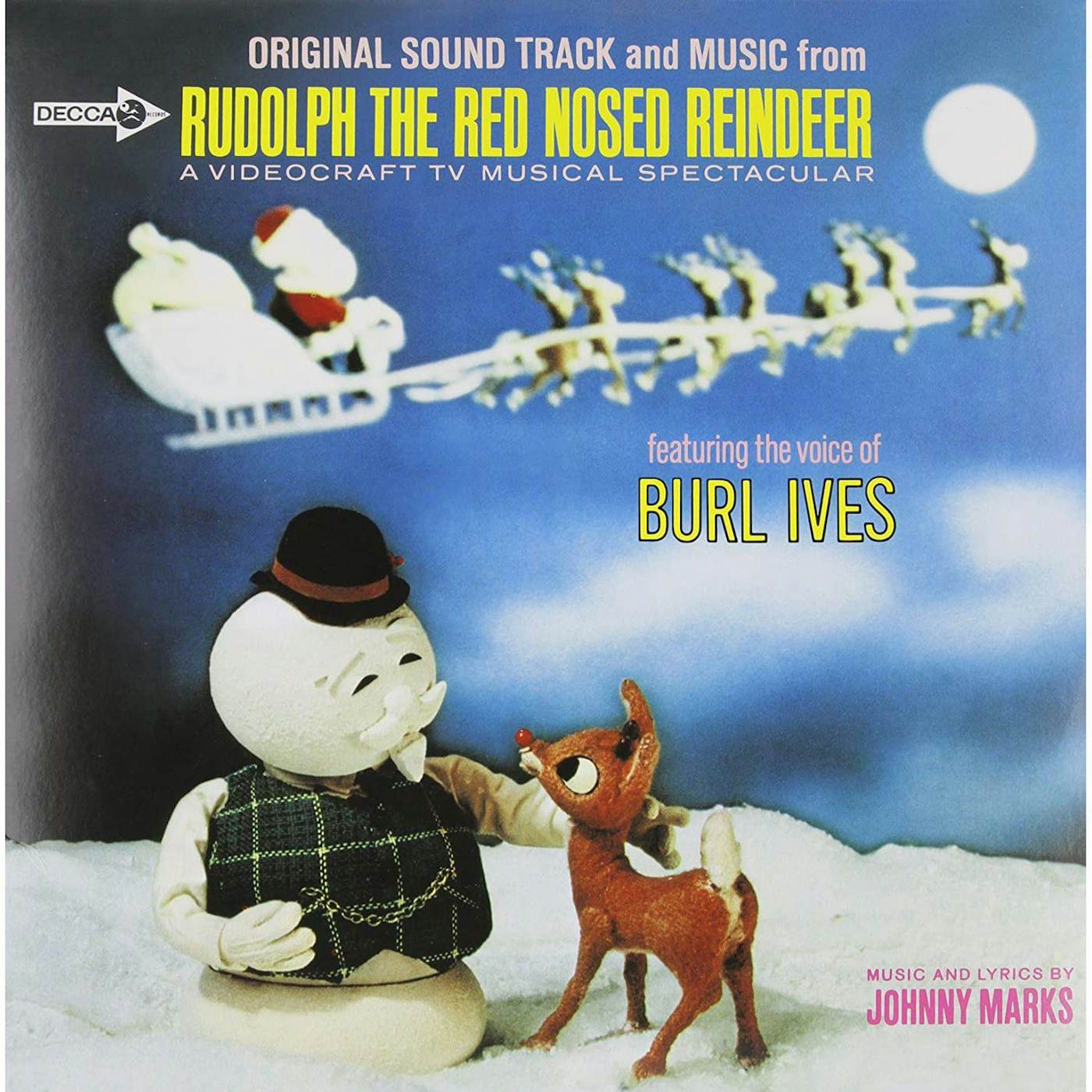 Burl Ives Rudolph The Red-Nosed Reindeer Vinyl Record