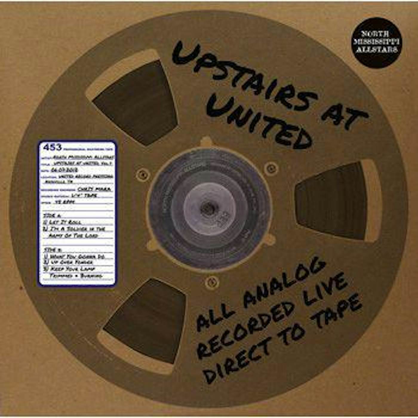 North Mississippi Allstars UPSTAIRS AT UNITED (06/07/12) 4 Vinyl Record