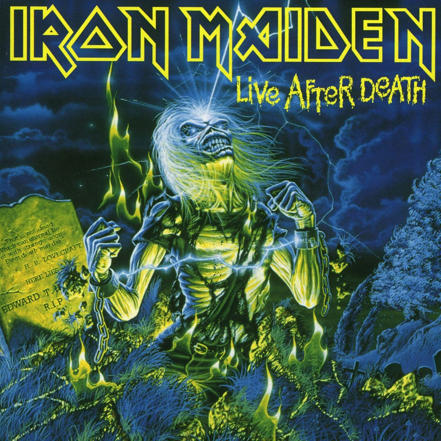 Iron Maiden Live After Death Vinyl Record