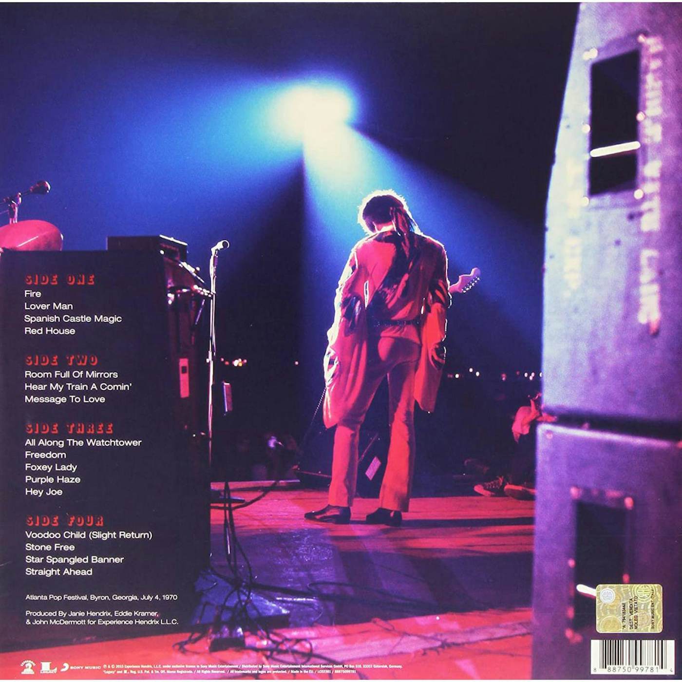 Jimi Hendrix Freedom: Atlanta Pop Festival (2LP/200g) Vinyl Record