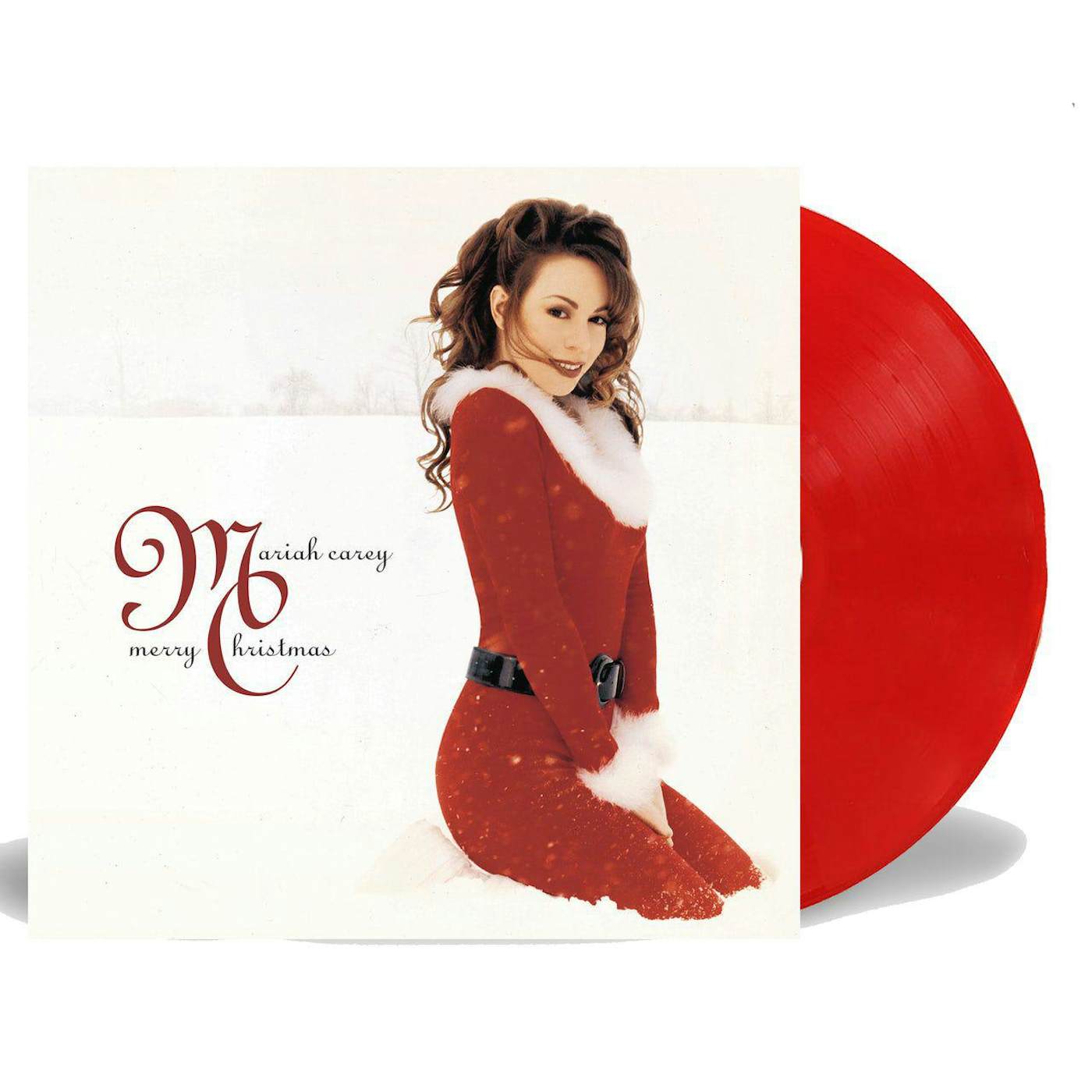 Mariah Carey Merry Christmas (Deluxe Anniversary Edition) (Red) Vinyl Record