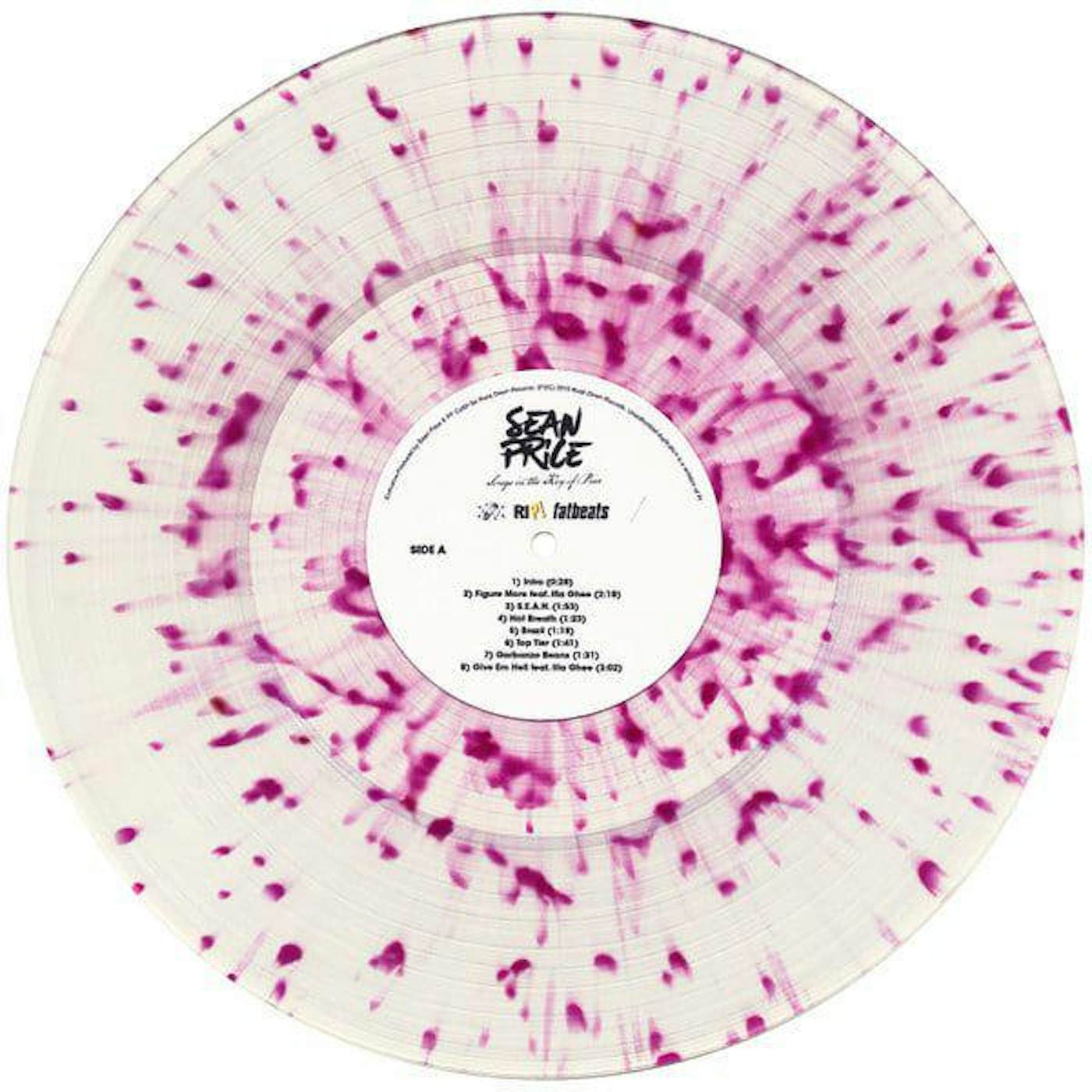 Sean Price Songs In The Key Of Price (Purple Splatter) Vinyl Record