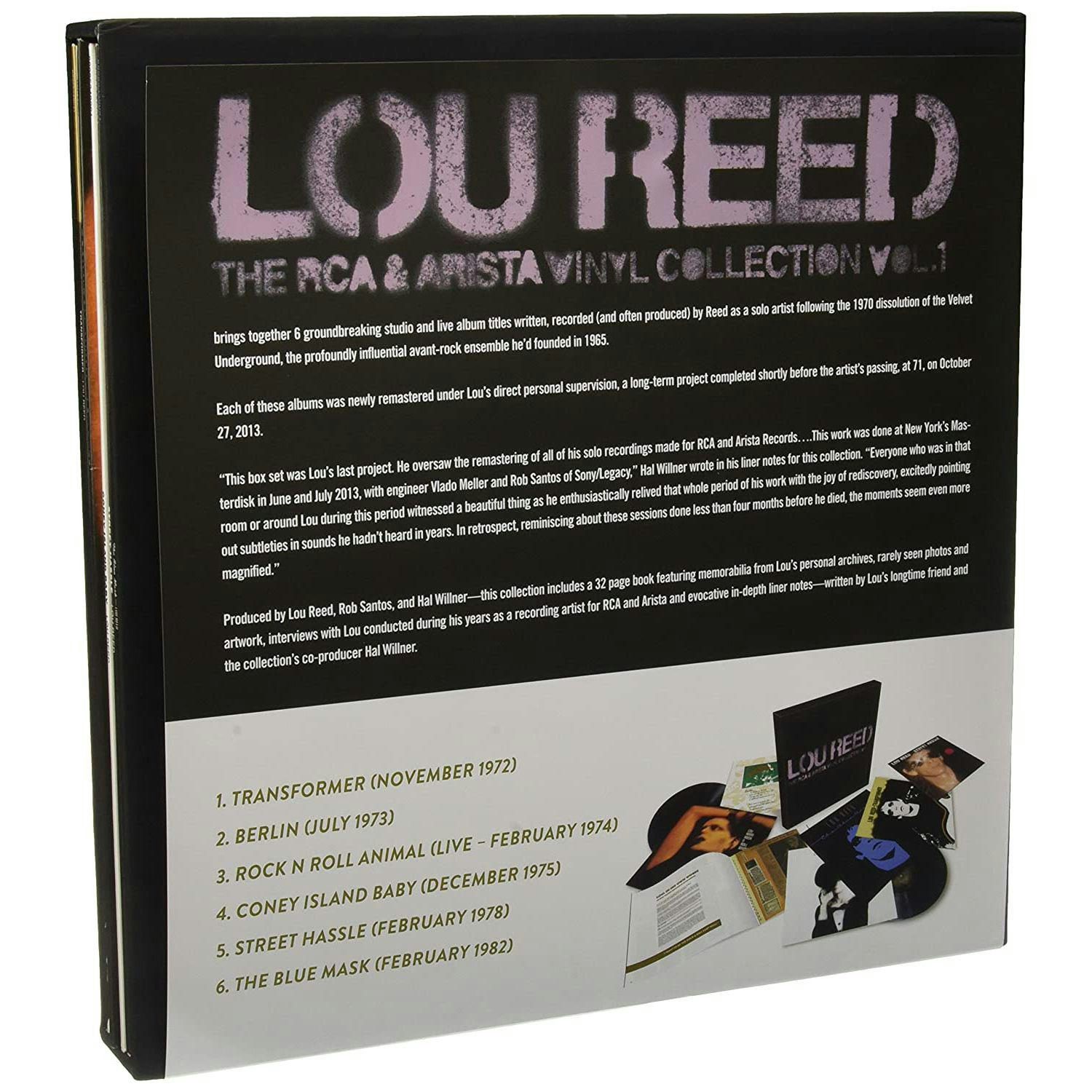 Lou Reed RCA & ARISTA VINYL COLLECTION 1 Vinyl Record Box Set