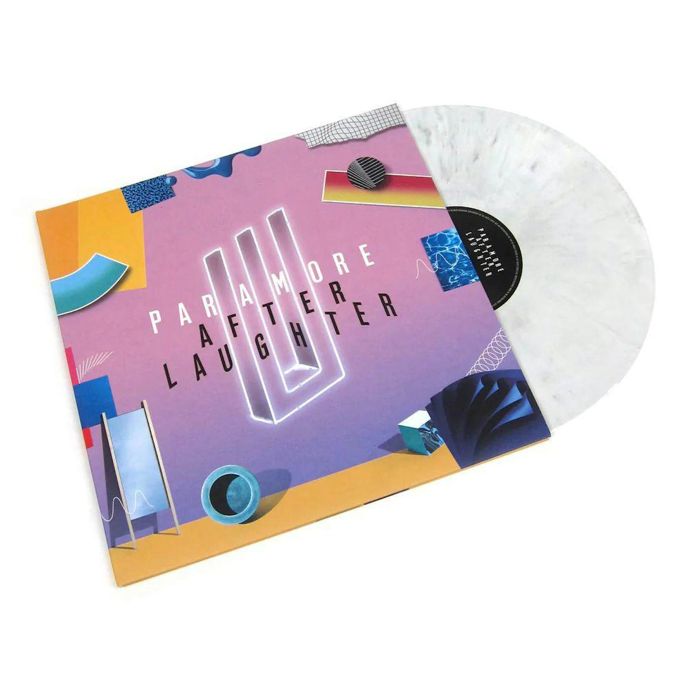 Paramore After Laughter - Limited Edition White Marbled Colored Vinyl Record