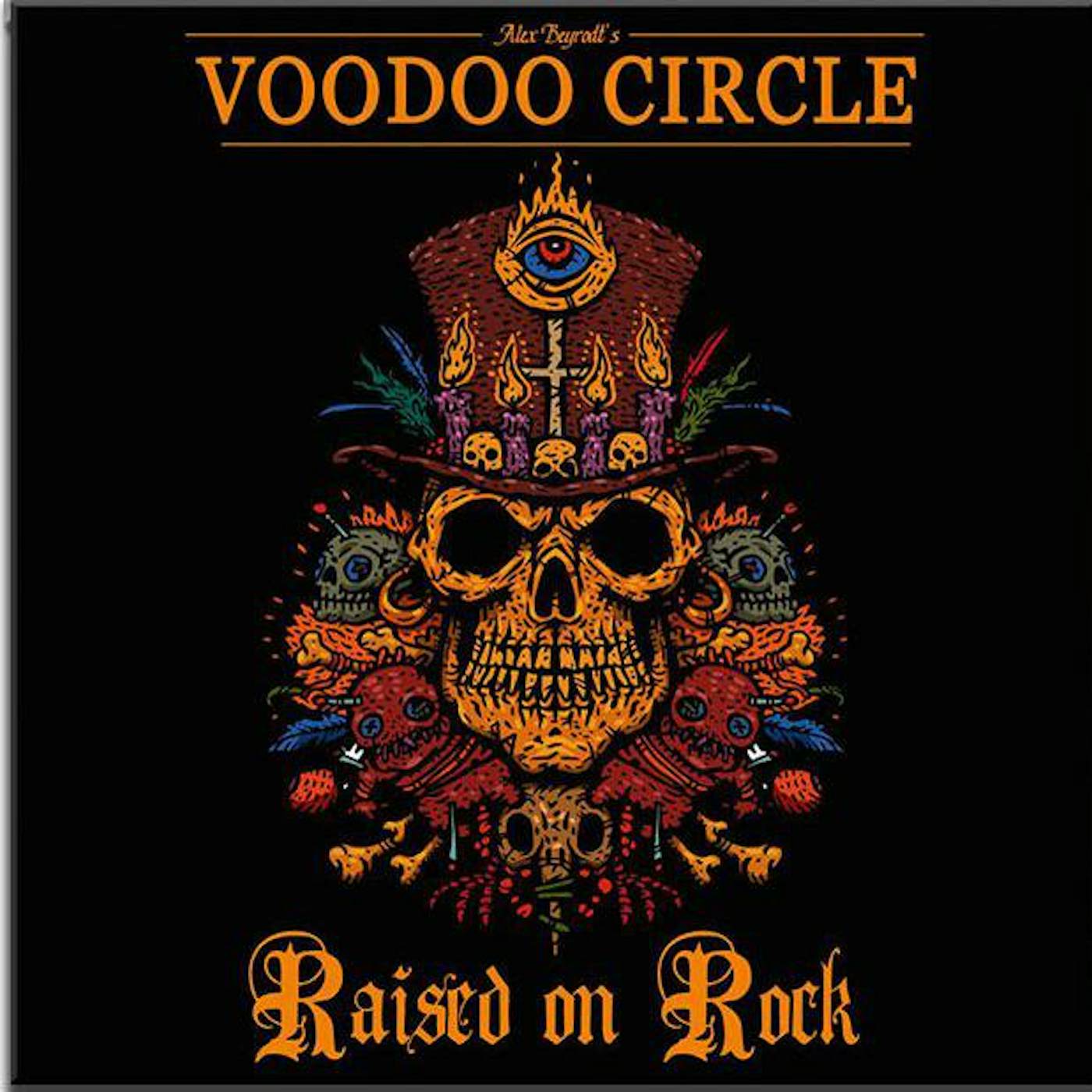 Voodoo Circle RAISED ON ROCK (CLEAR GREEN VINYL) Vinyl Record