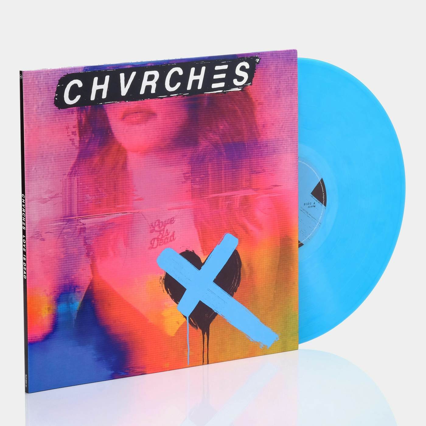 CHVRCHES LOVE IS DEAD - Limited Edition Light Blue Colored Vinyl Record