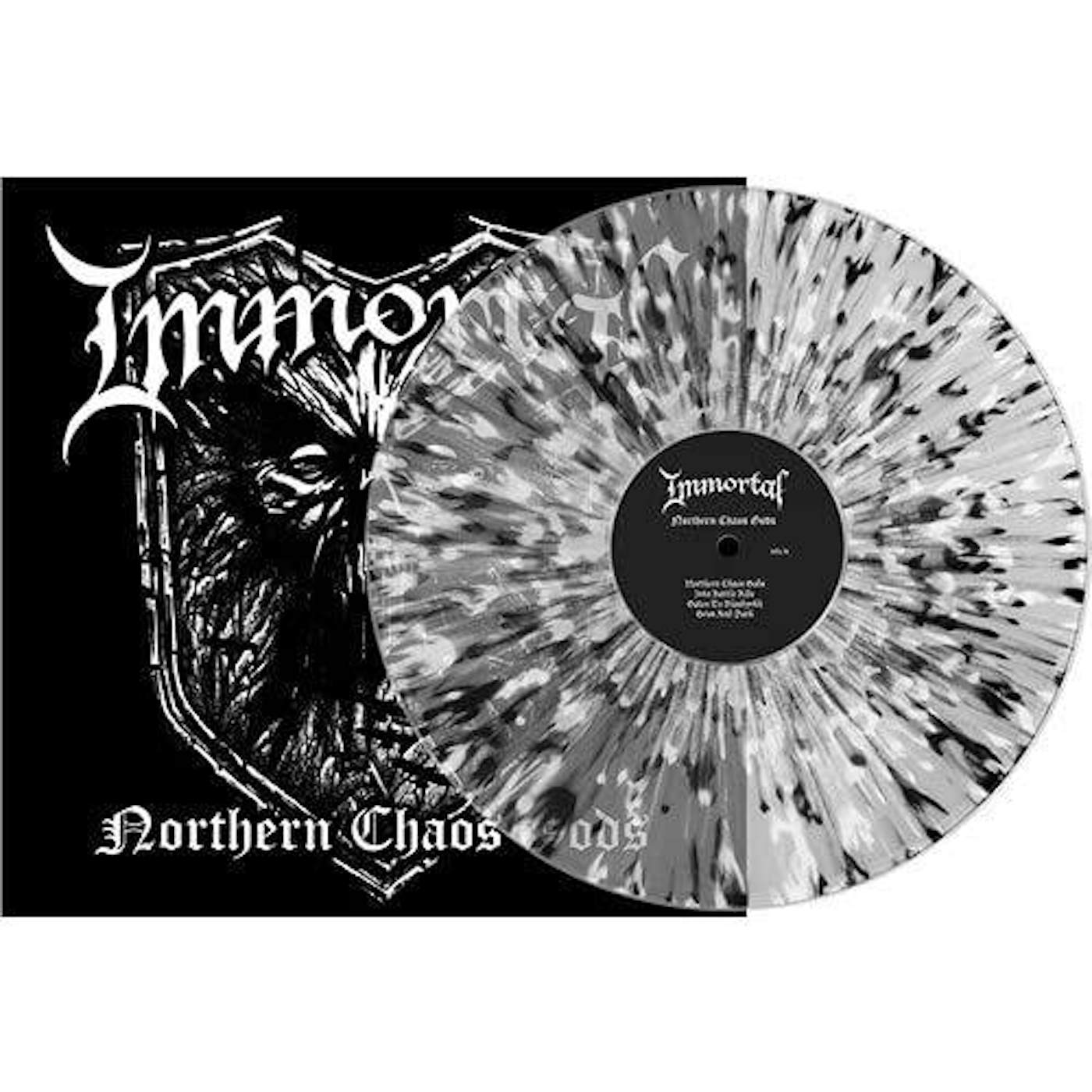 Immortal NORTHERN CHAOS GODS - Limited Edition White Colored Vinyl Record