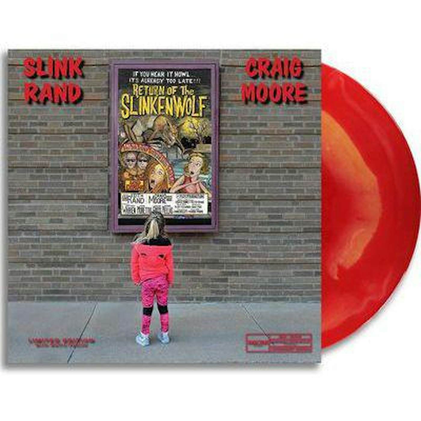 Slink Rand & Craig Moore Return Of The Slinkenwolf - Limited Edition Bloody Red Colored Vinyl Record