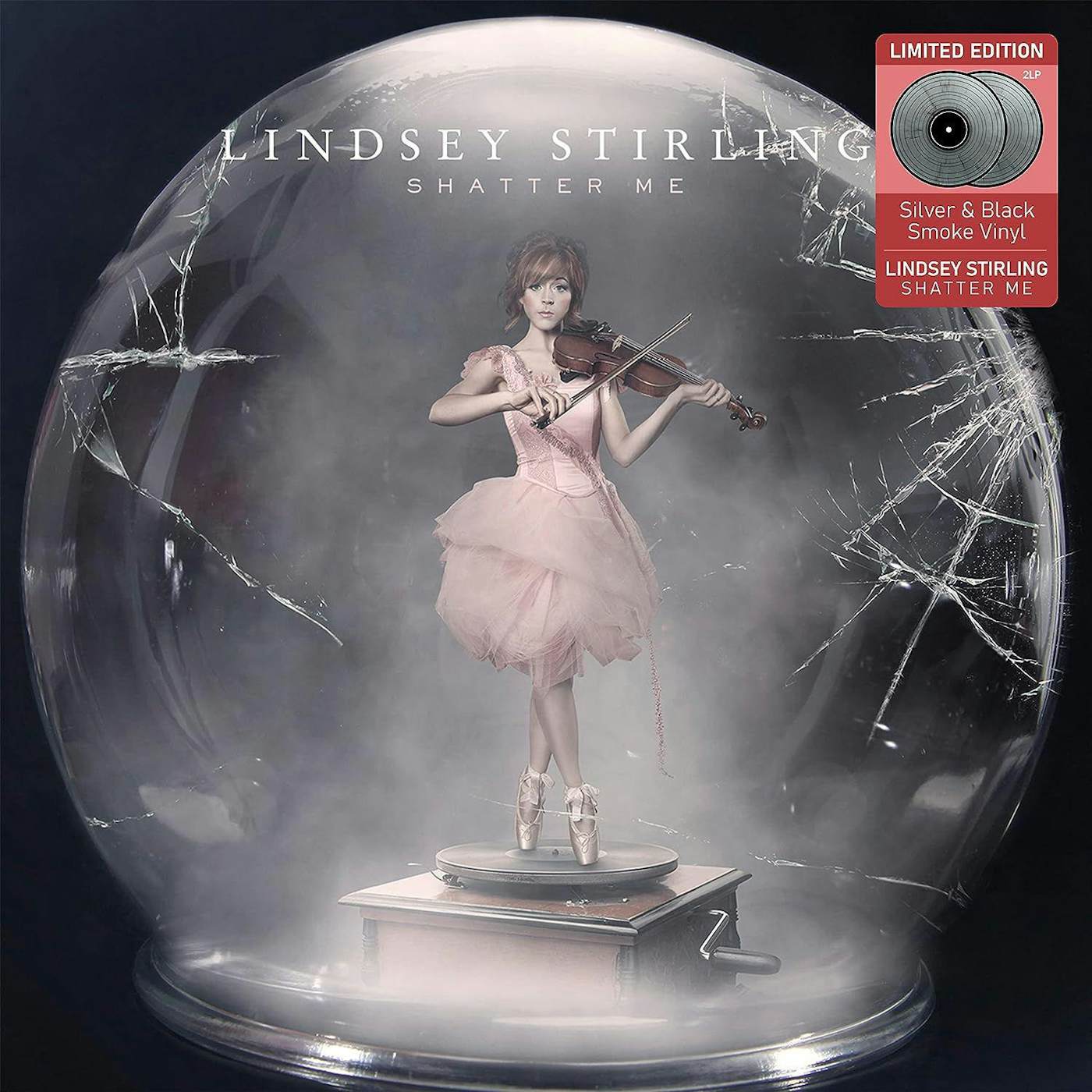 Lindsey Stirling Shatter Me (Silver & Black) Vinyl Record