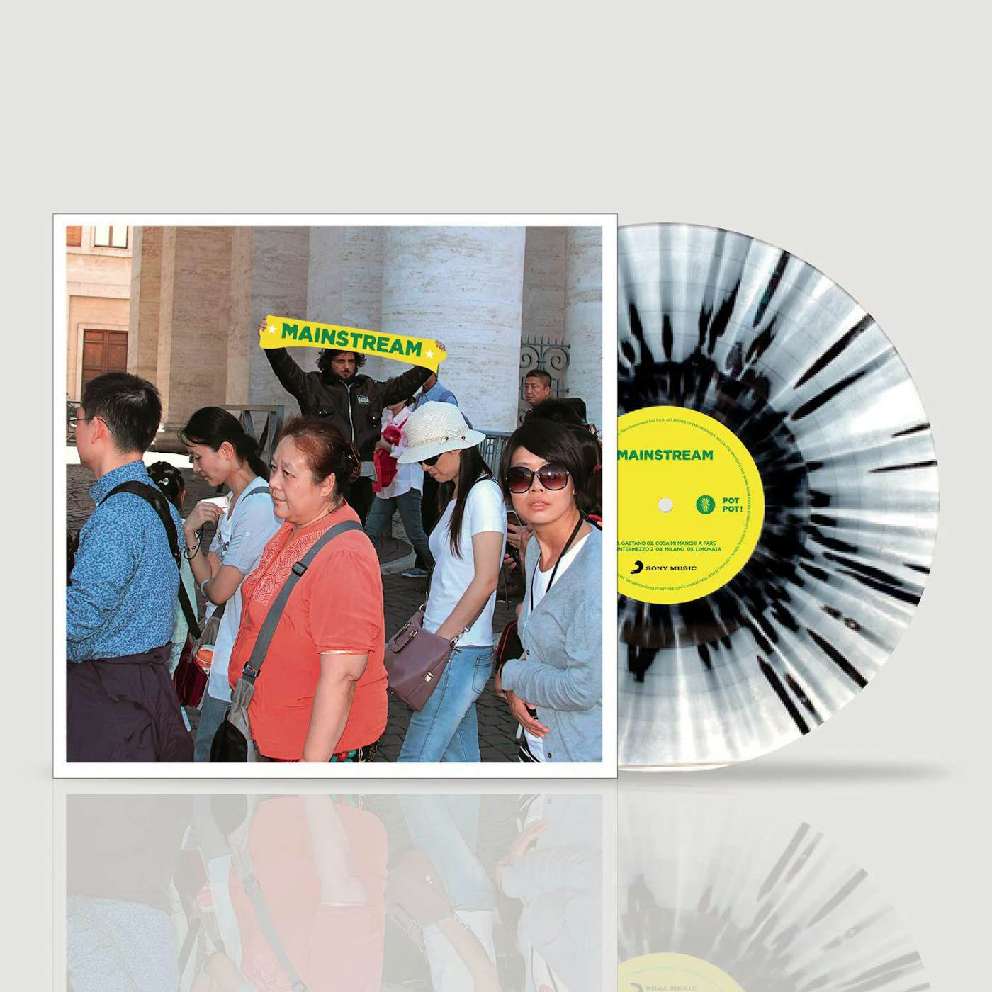 Calcutta Mainstream (White & Black Splatter) Vinyl Record