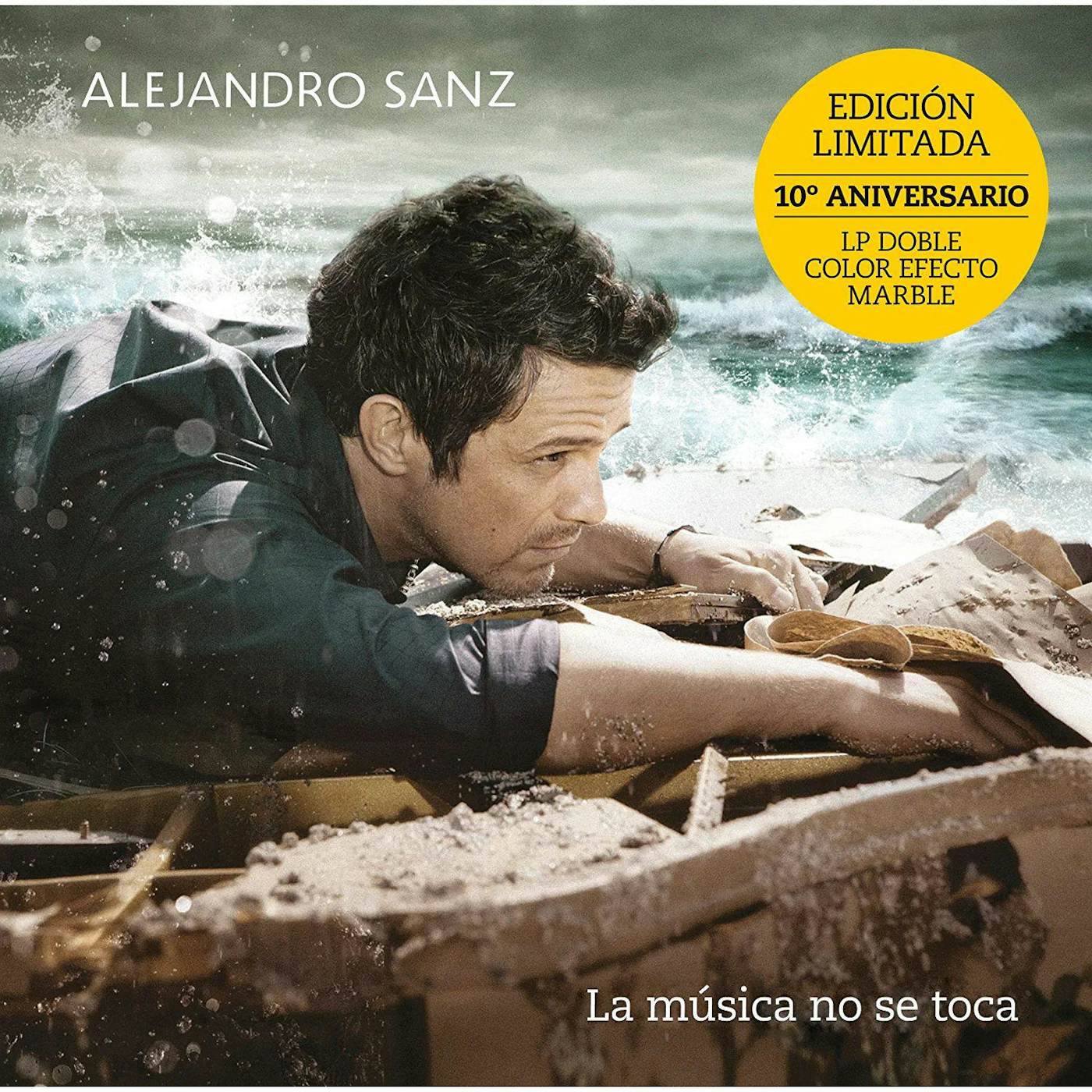 Alejandro Sanz 10 Aniversario La Musica No Se Toca Vinyl Record