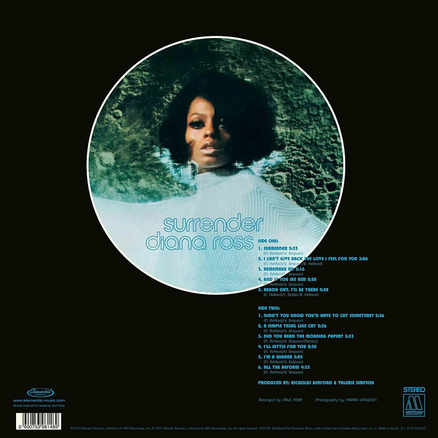 Diana Ross Surrender Vinyl Record