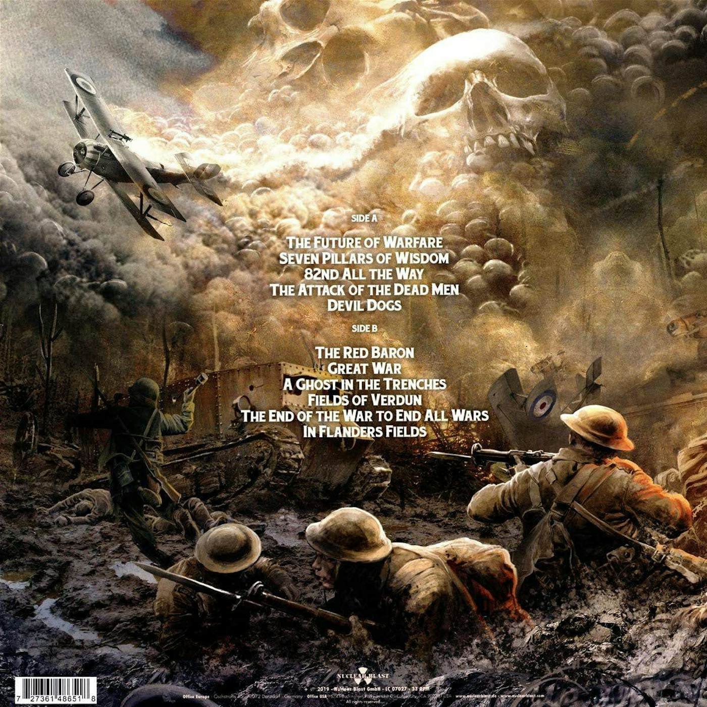 Sabaton The Great War Vinyl Record