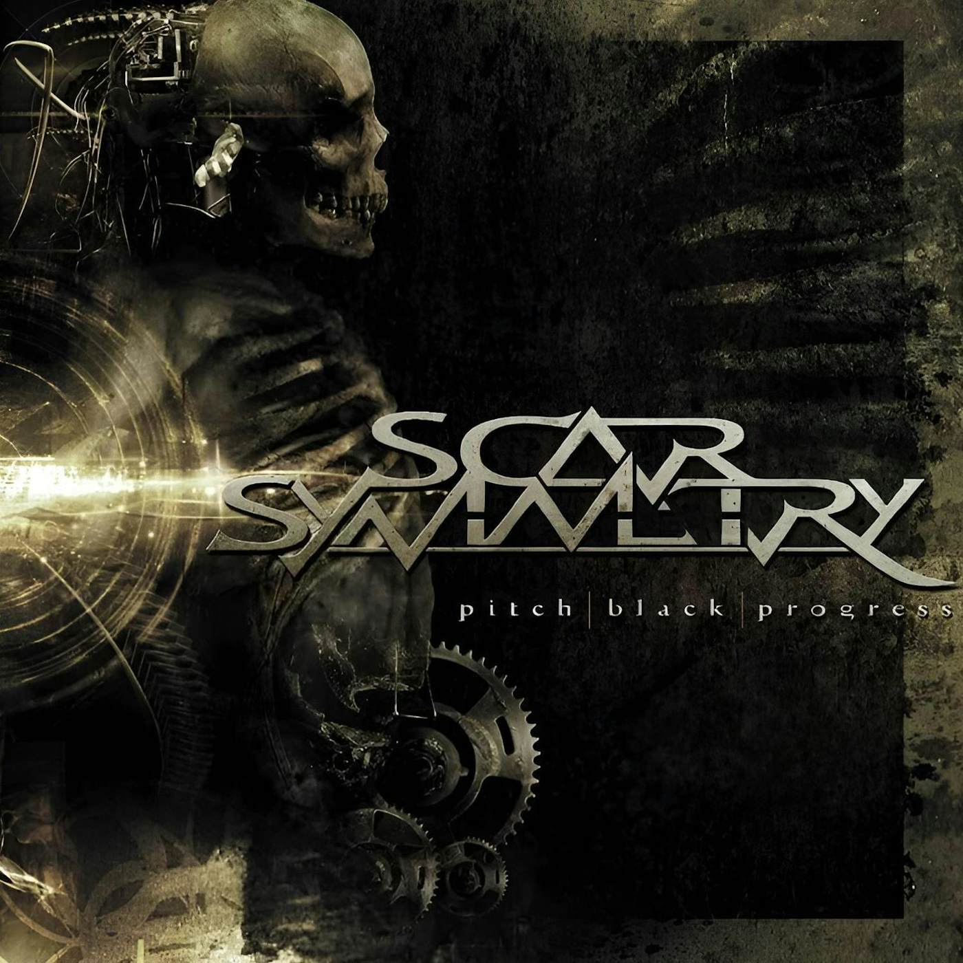 Scar Symmetry PITCH BLACK PROGRESS - GOLD Vinyl Record