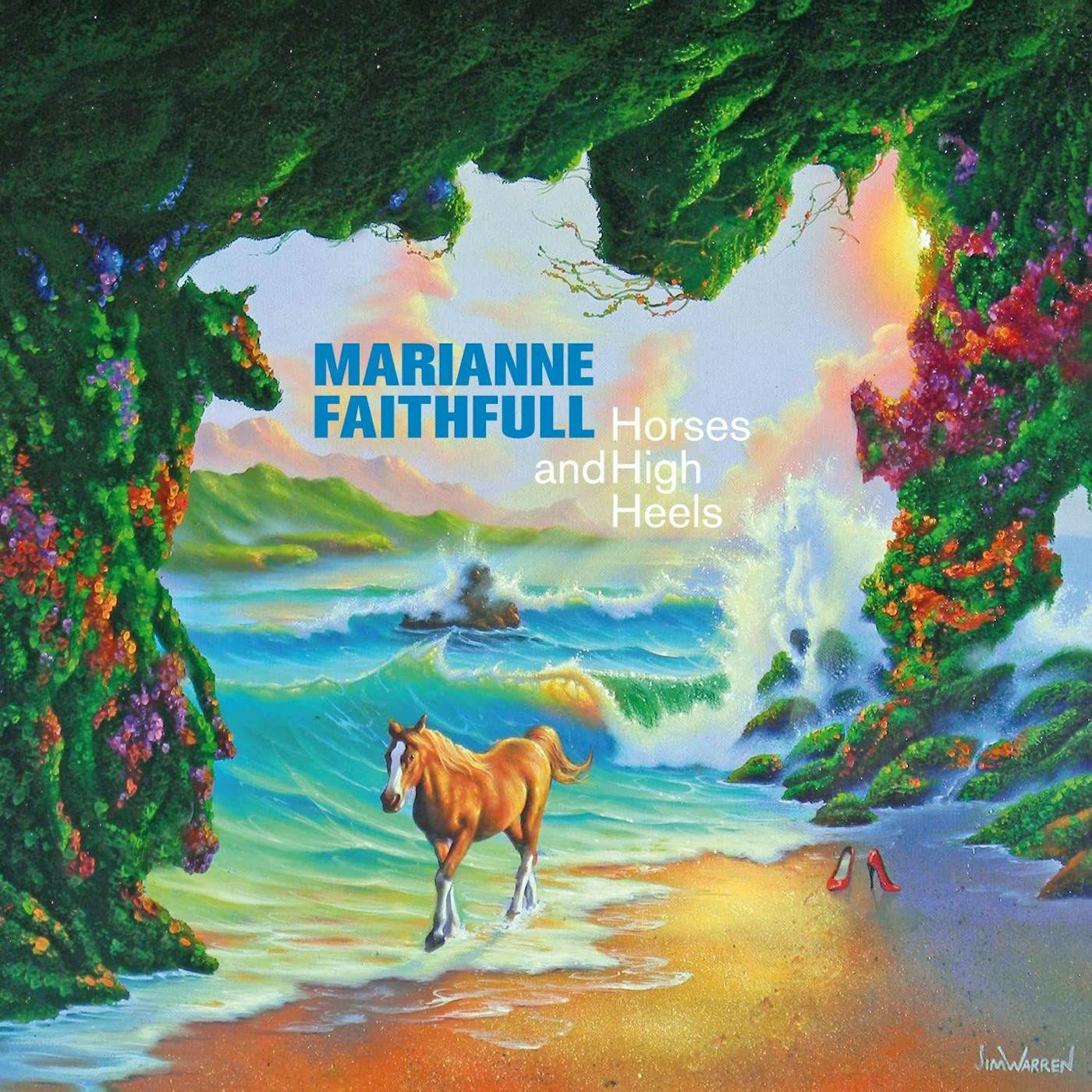 Marianne Faithfull Horses & High Heels (Yellow) Vinyl Record