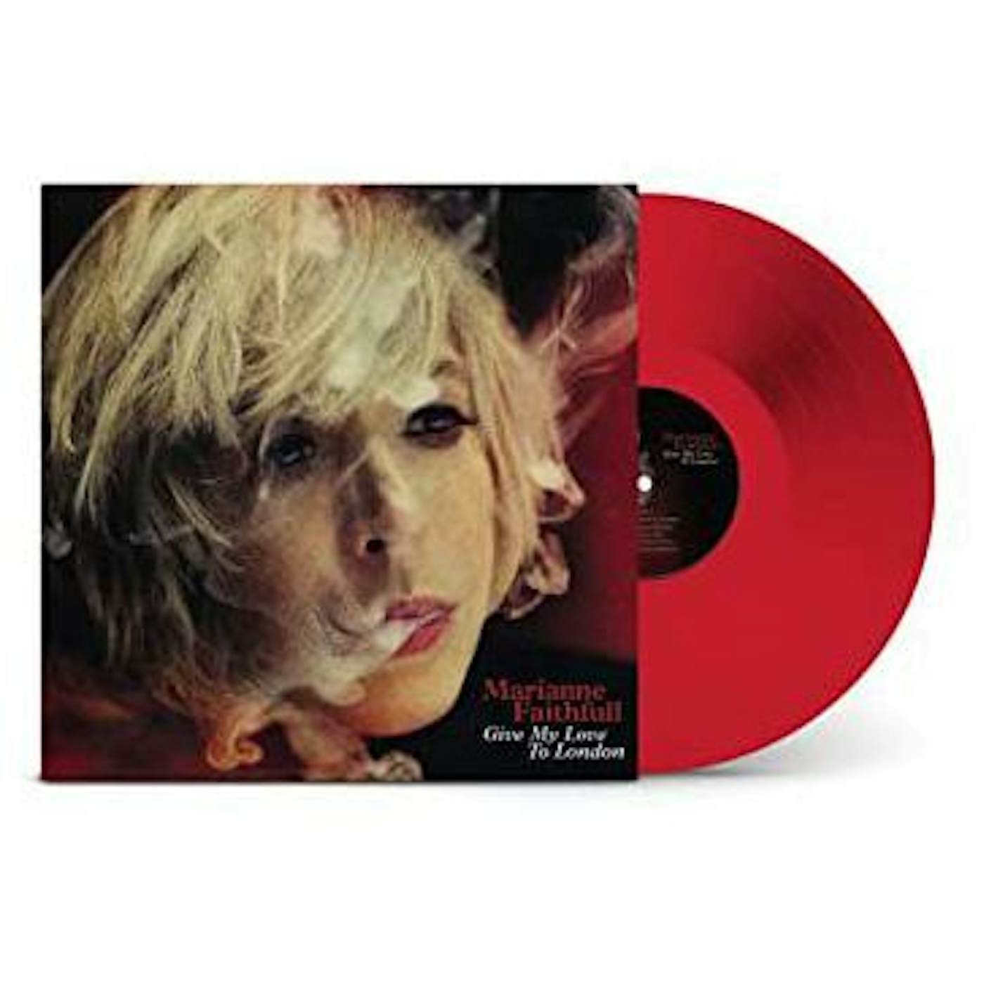 Marianne Faithfull Give My Love To London - Red Vinyl Record
