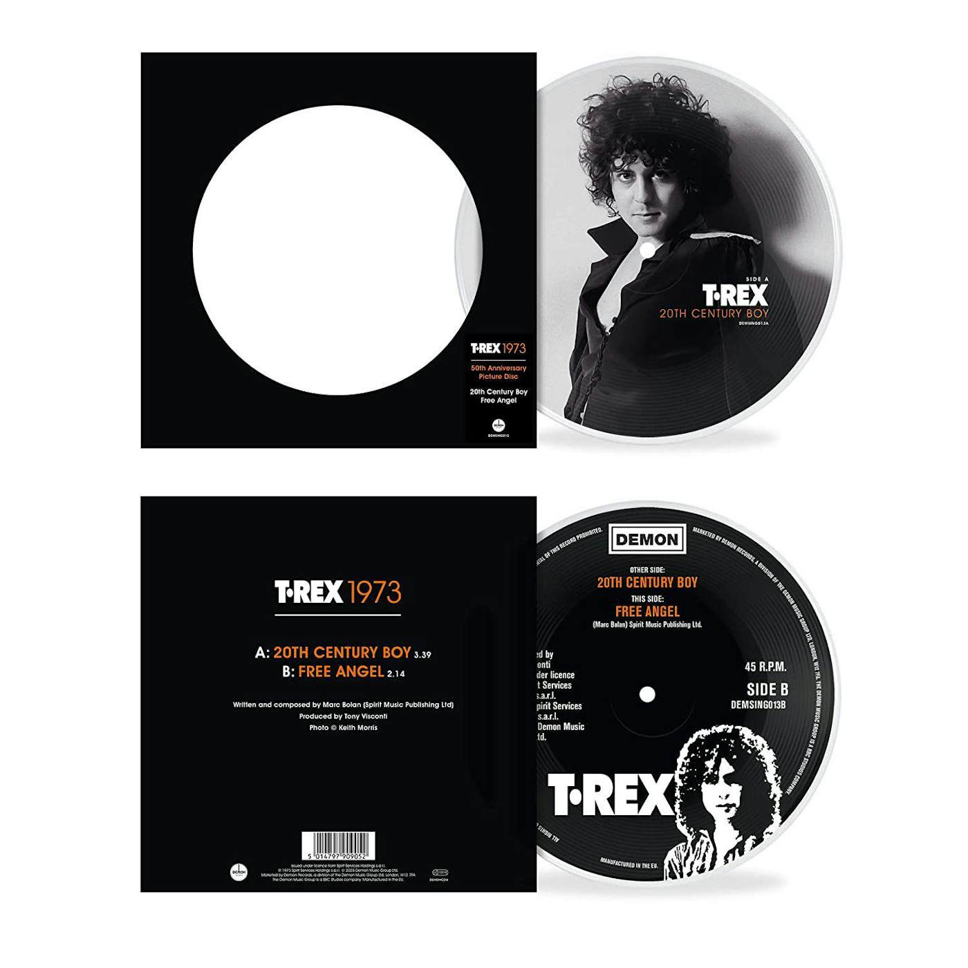 T. Rex 20th Century Boy: 50th Anniversary Vinyl Record