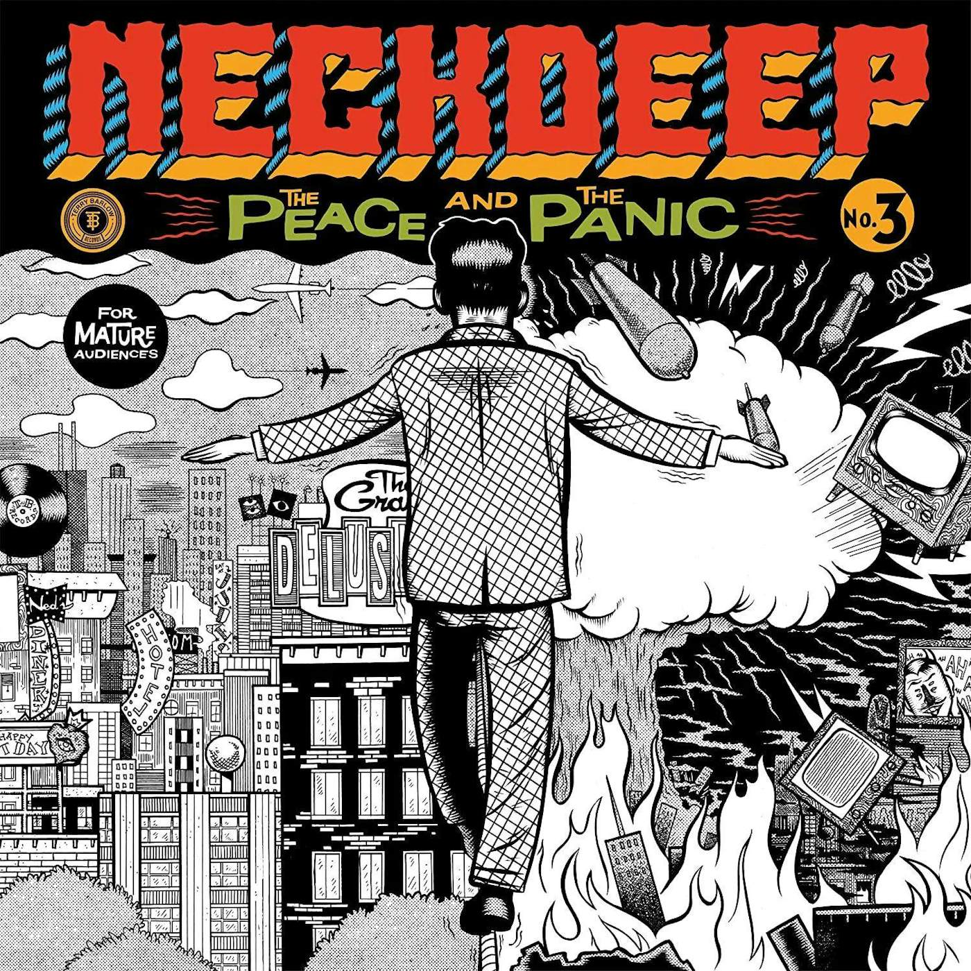 Neck Deep Peace & The Panic - Neon Green Vinyl Record